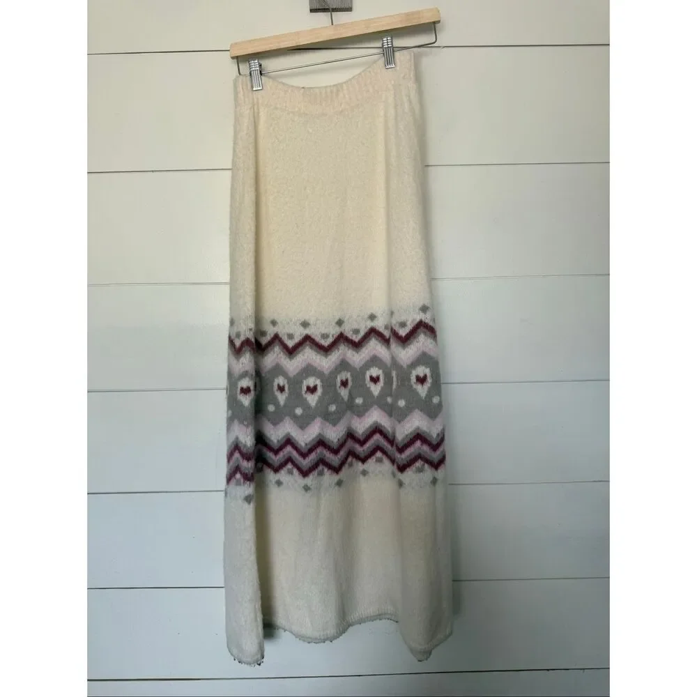 Free People Women’s Large Milly Set Sweater and Skirt New